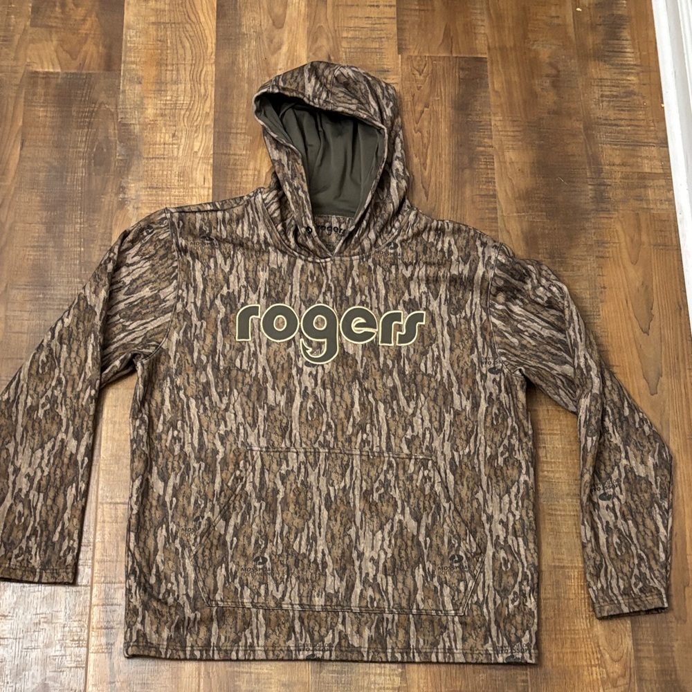 Rogers Camouflage Hoodie xxl mossy oak sweatshirt